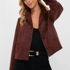 Tuckernuck Deep Mocha Suede Zaria Jacket